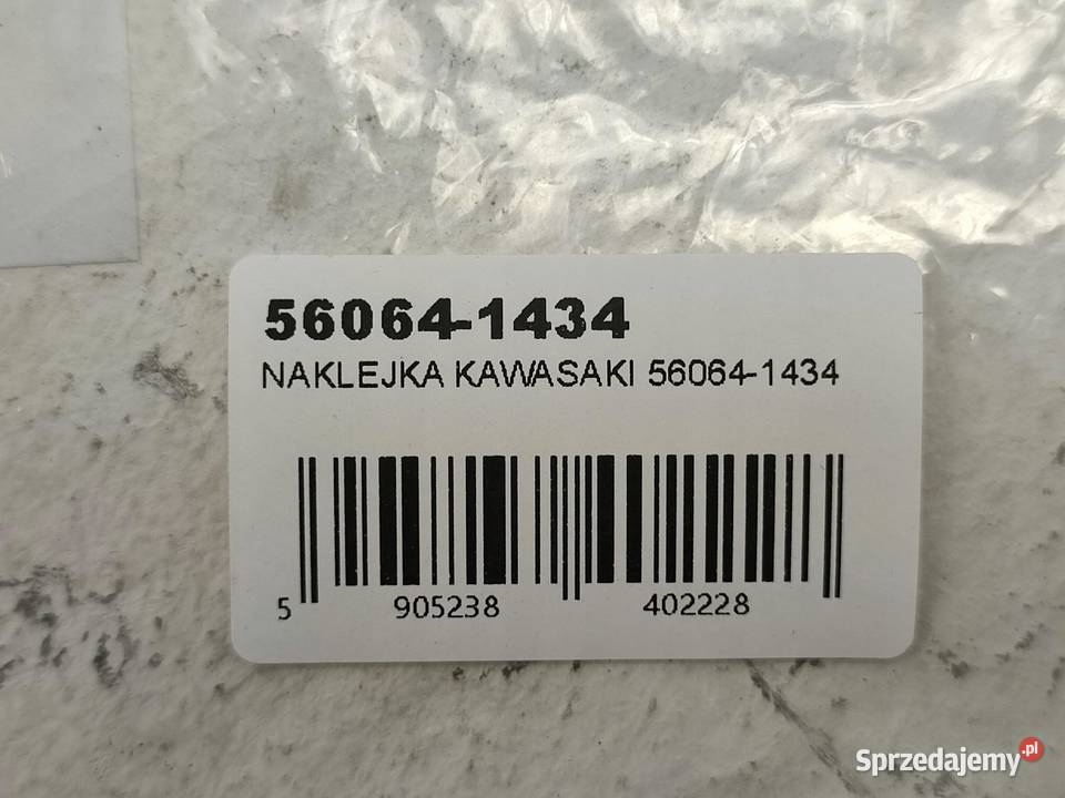 NAKLEJKA KLE LEWY BOCZEK KAWASAKI KLE500 2001