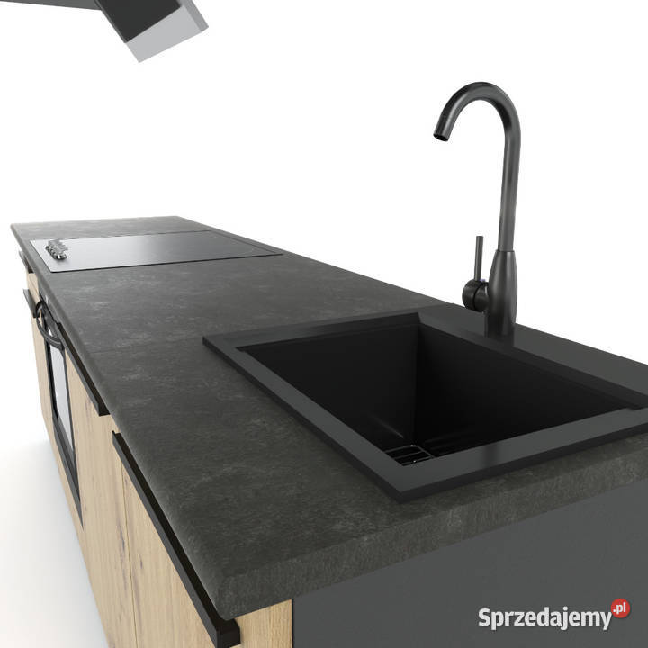 Meble Kuchenne Szare Z Drewnem Agata 22m Elbląg sprzedam