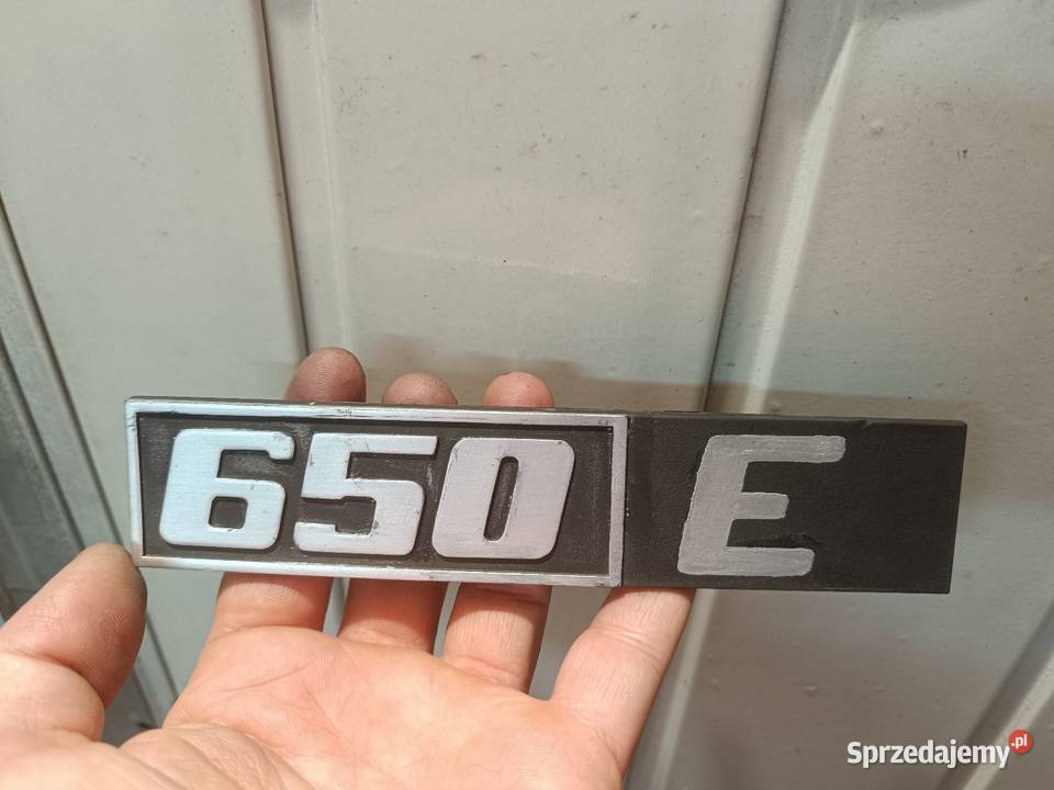 Znaczek Fiat 126p FL 650 E oryginał emblemat osobowe Pozostałe Bielsko-Biała