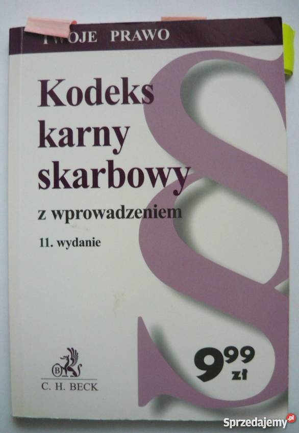 KODEKS KARNY SKARBOWY WYDANIE 11 2008