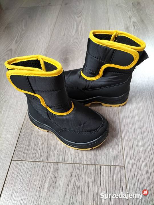 Śniegowce kozaki dziecięce ocieplane zimowe