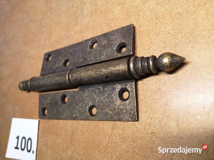Zawias przykręcany stare okucia zabytkowe Paterek