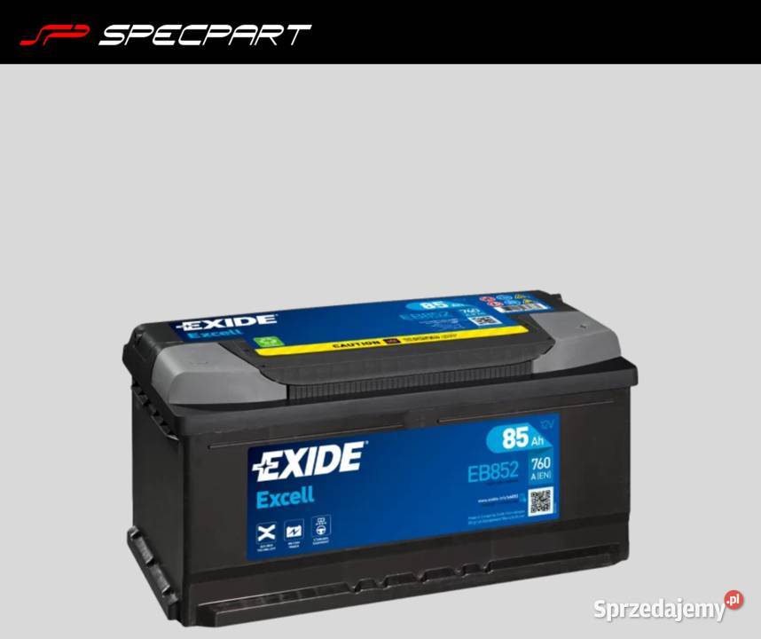 Akumulator Exide Excell 85Ah 760A Tczew sprzedam