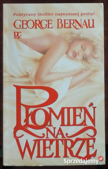 GBernauPłomień na wietrze Marilyn MonroeThriller Rok wydania 1993 Książki i Podręczniki łódzkie Piotrków Trybunalski