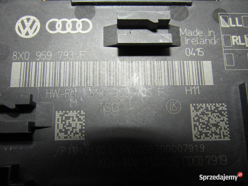 MODUŁ DRZWI LEWYPRAWY AUDI A1 8X 5D osobowe