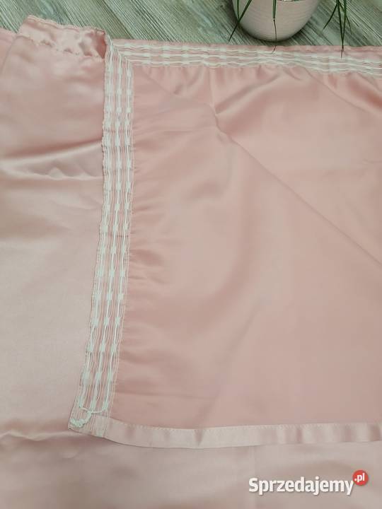 Zasłonki 3 sztuki 140x220 odcienie różowego