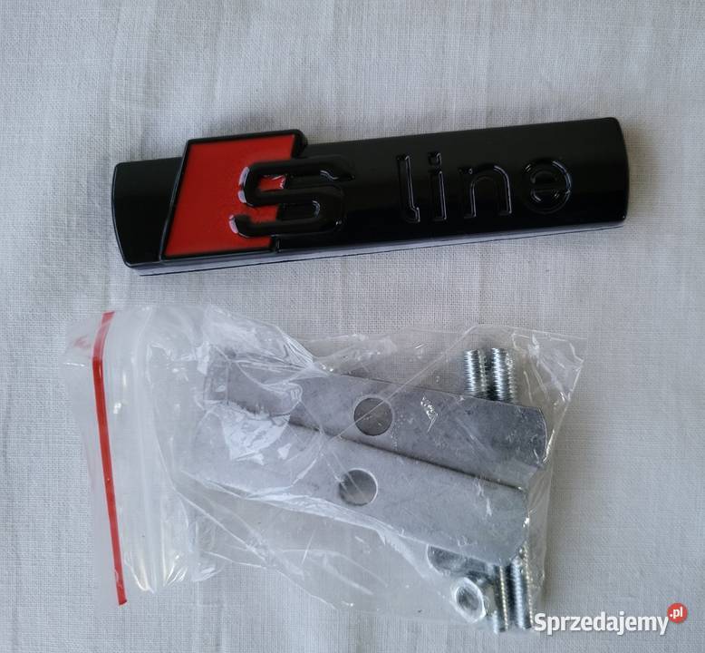 Logo grill S line Audi aluminium nowe sportowy śląskie