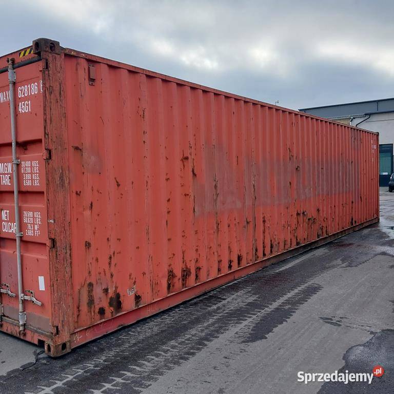 Kontener morski 12m transport rozładunek cała Magazynowanie Olsztynek