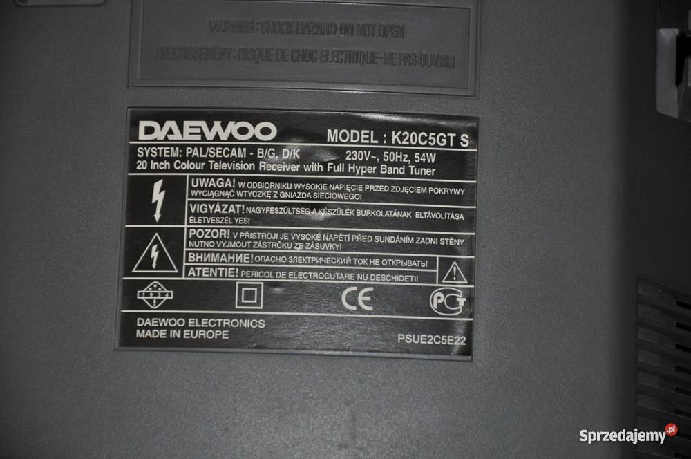 Telewizor DAEWOO 20 K20C5GT S Warszawa