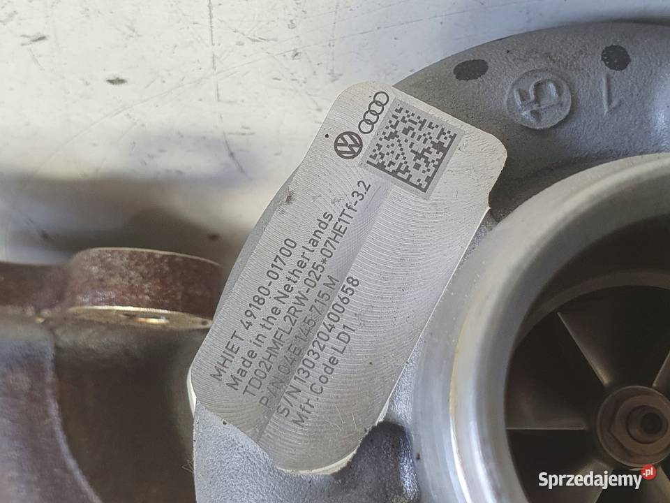 TURBOSPRĘŻARKA VW Passat B8 14 TSI 04E145715M Turbosprężarki lubelskie Chełm