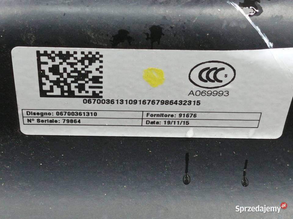 ZBIORNIK PALIWA BAK 30 B V6 06700361310 Maserati