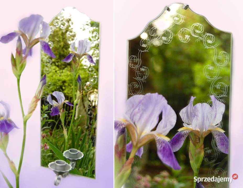 IKEA Sandefjord świecznik z lustrem na ścianę 3 Lublin