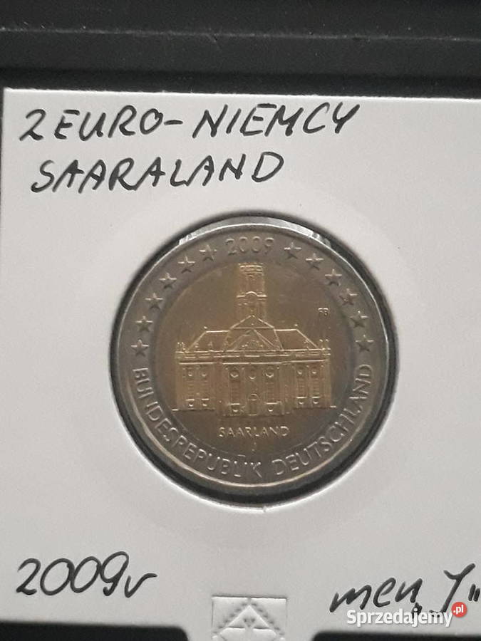 2 Euro Niemcy Saaraland 2009 rmen J Konin