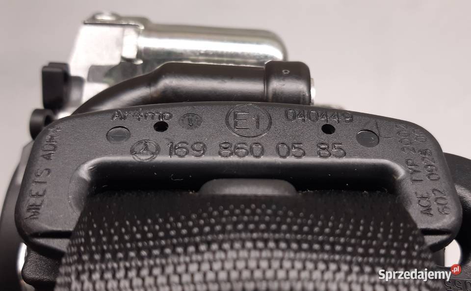 PAS BEZPIECZEŃSTWA LEWY TYŁ MERCEDES W169 W245 Mielęcin