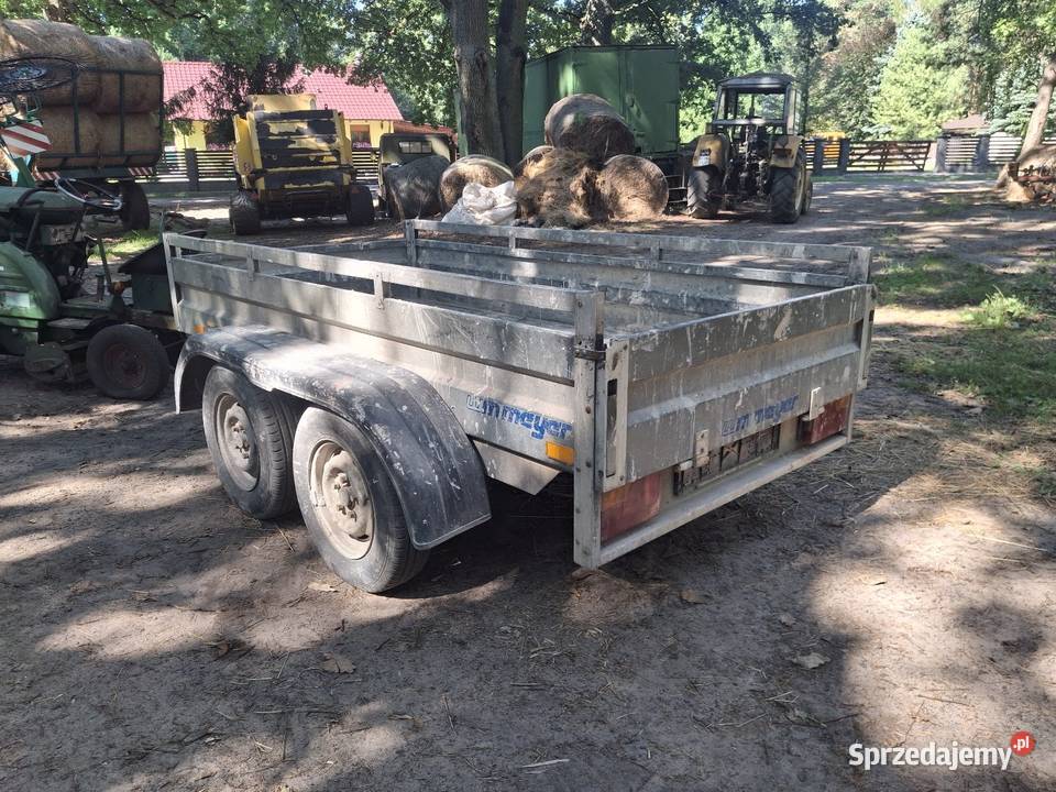 Przyczepa dwuosiowa meyer 2000 dmc 250x130 lubuskie Krosno Odrzańskie sprzedam