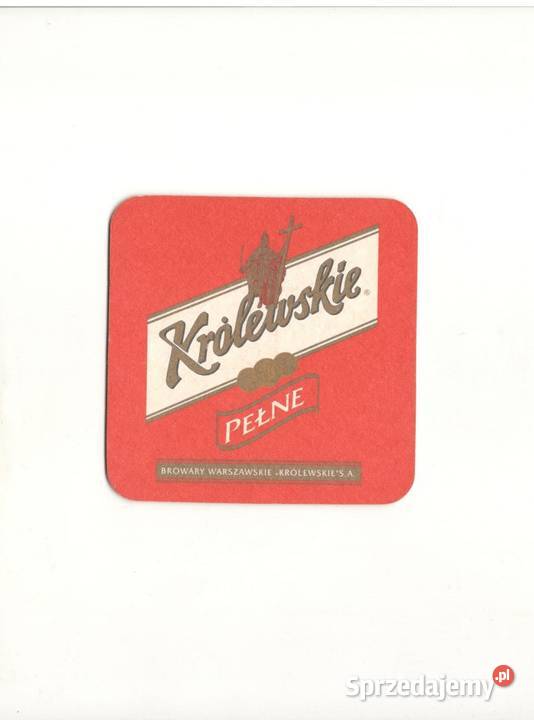 Królewskie podstawka do piwa 9 śląskie Gliwice