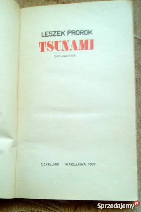 TSUNAMI Leszek PROROK lubelskie Parczew