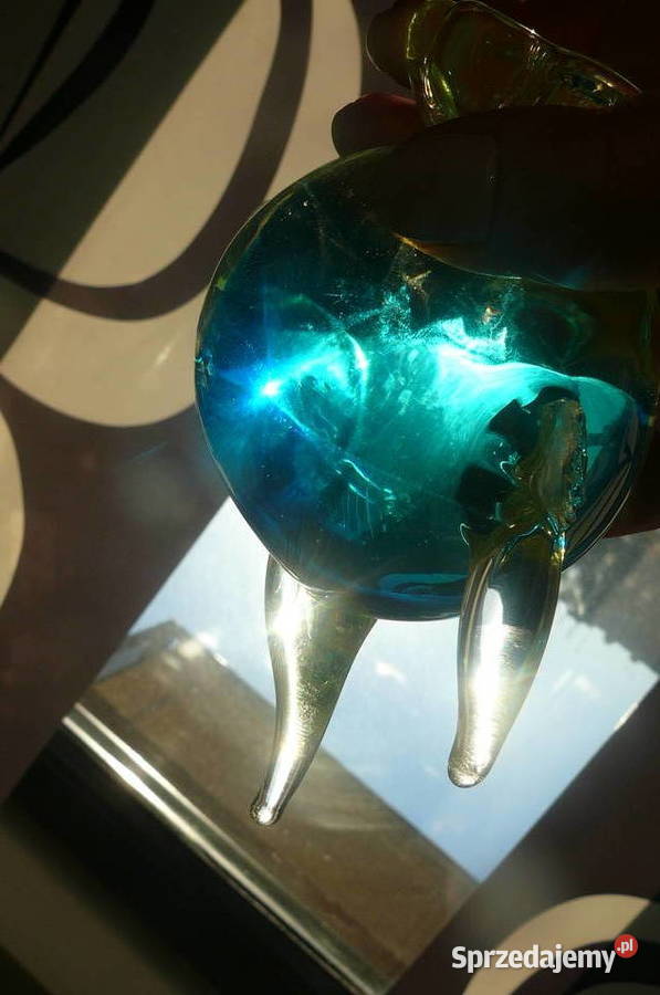 Ryba stara szkło kolorowe kryształ inny kolor Wrocław