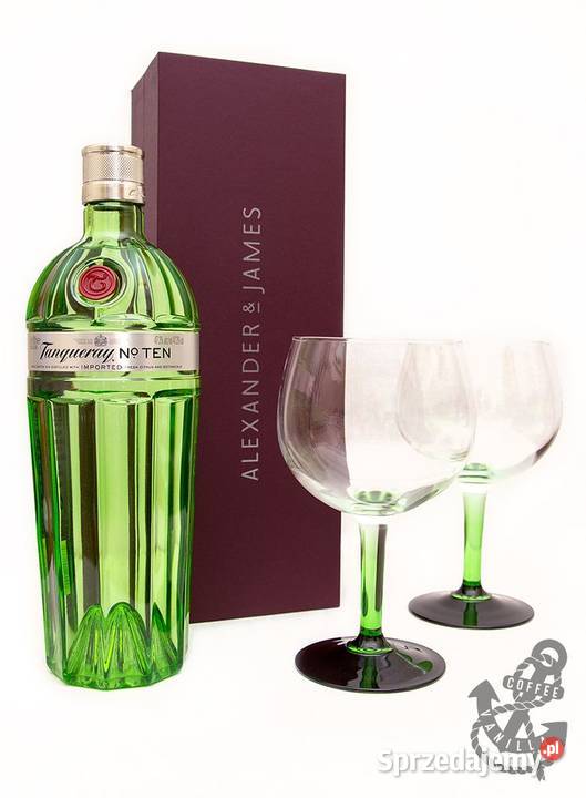 Kieliszki GinTonic Tanqueray no10 AlexanderJames Gdańsk