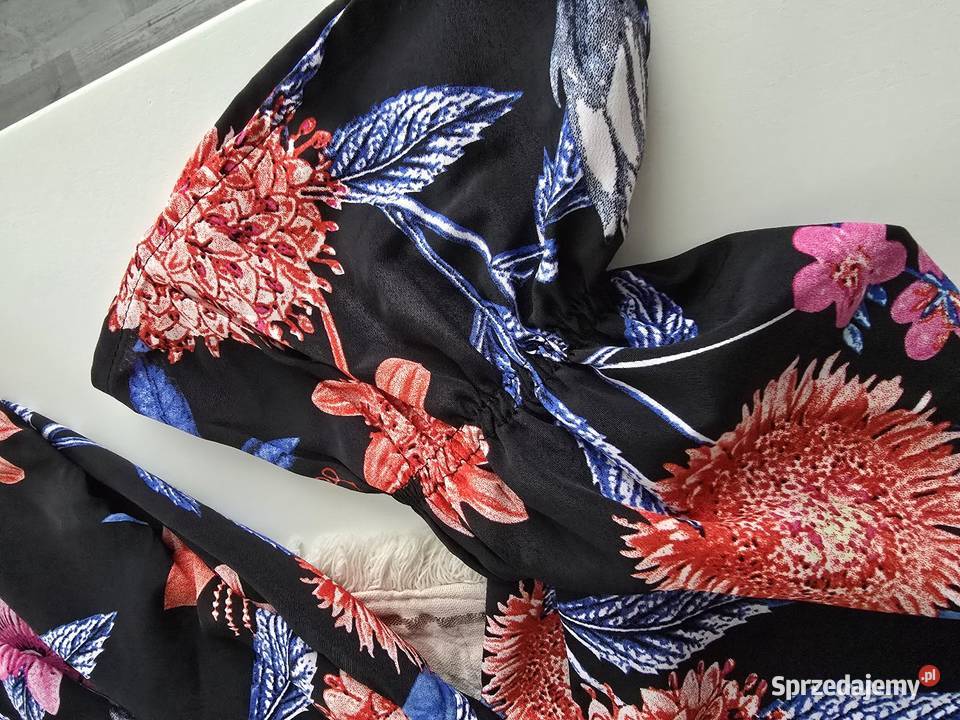 Sukienka Kwiatowy Print ala koszulowa oversize S Rybnik sprzedam