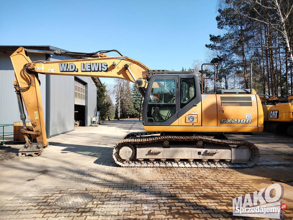Case CX210D 2016r 11311 mtg CAT Liebherr Hitachi Ostrowiec Świętokrzyski
