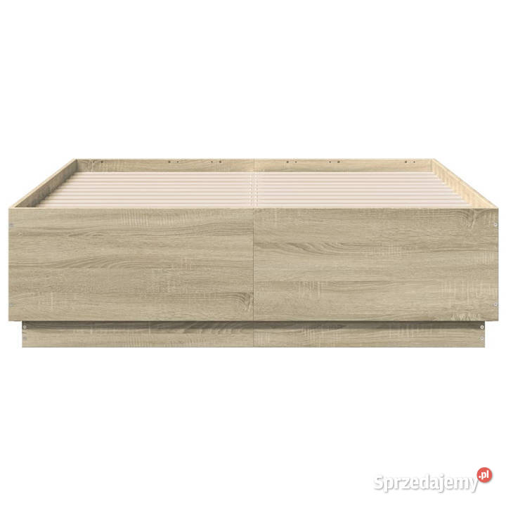 Rama łóżka z LED dąb sonoma 140x190 WM3209641 Warszawa