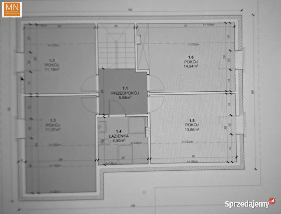 Dom wolnostojący 145m2 Kocmyrzów małopolskie