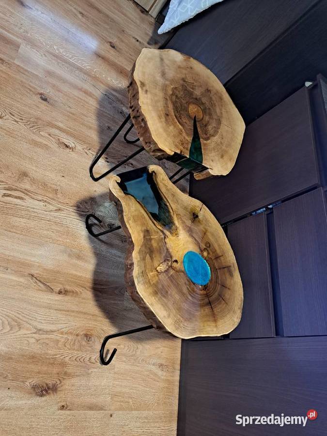 Piękny stolik kawowy Handmade Wyjątkowy Plaster sprzedam