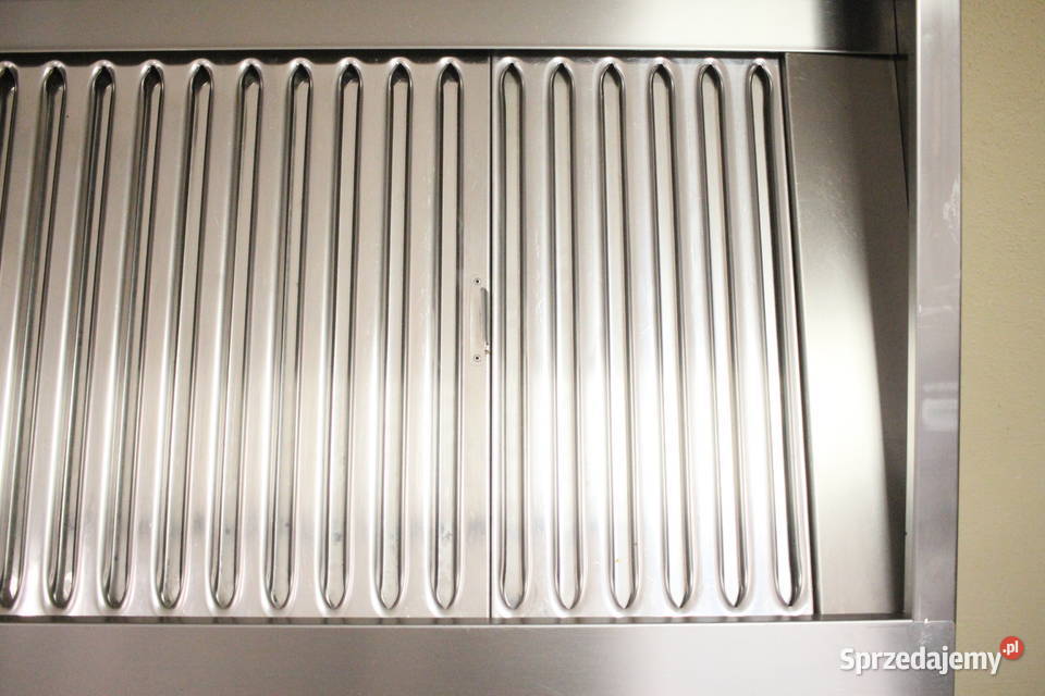 Okap nierdzewny przyścienny 120 x 90 FILTRY Pszczyna sprzedam