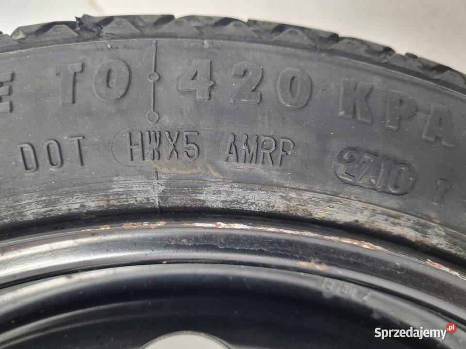 KOŁO ZAPASOWE DOJAZDOWE Opel Astra J 11570 R16 Chełm