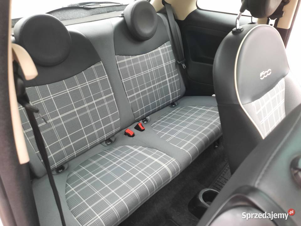 Fiat 500 12 Lounge EU6d Panorama Klima Navi 69KM małopolskie Jaśkowice sprzedam