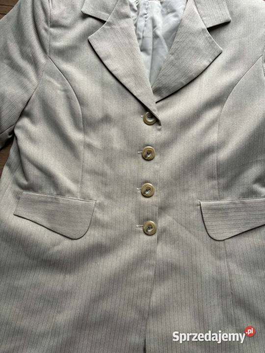 Elegancki komplet damski 42 XL żakiet spódnica Czernichów