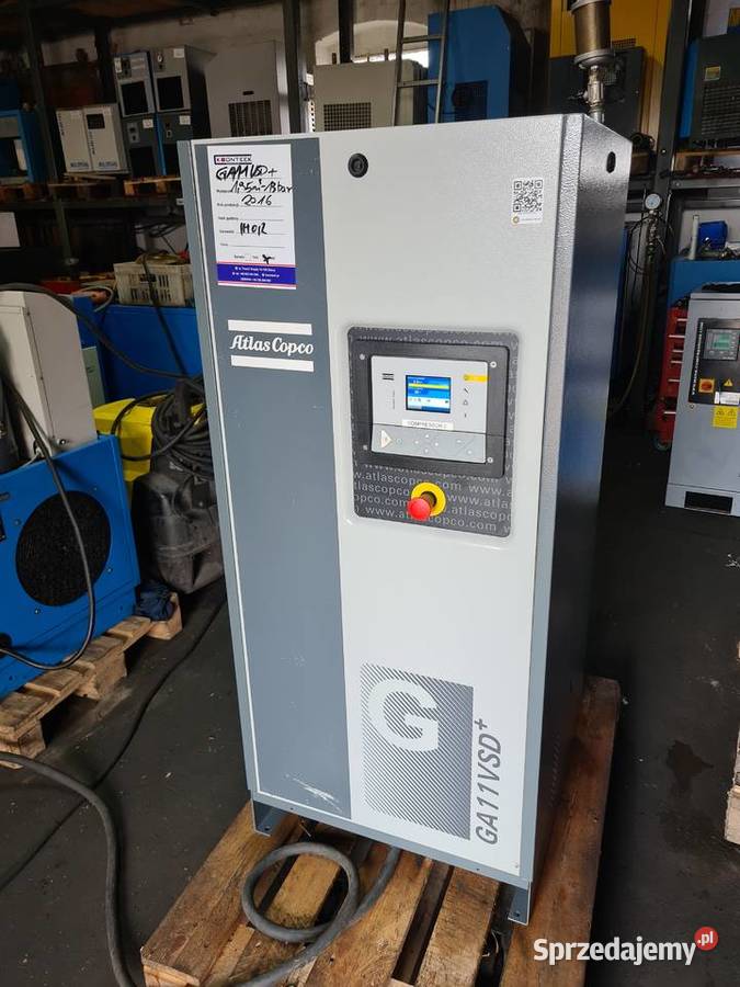 Kompresor śrubowy Atlas Copco GA 11 VSD Zduny