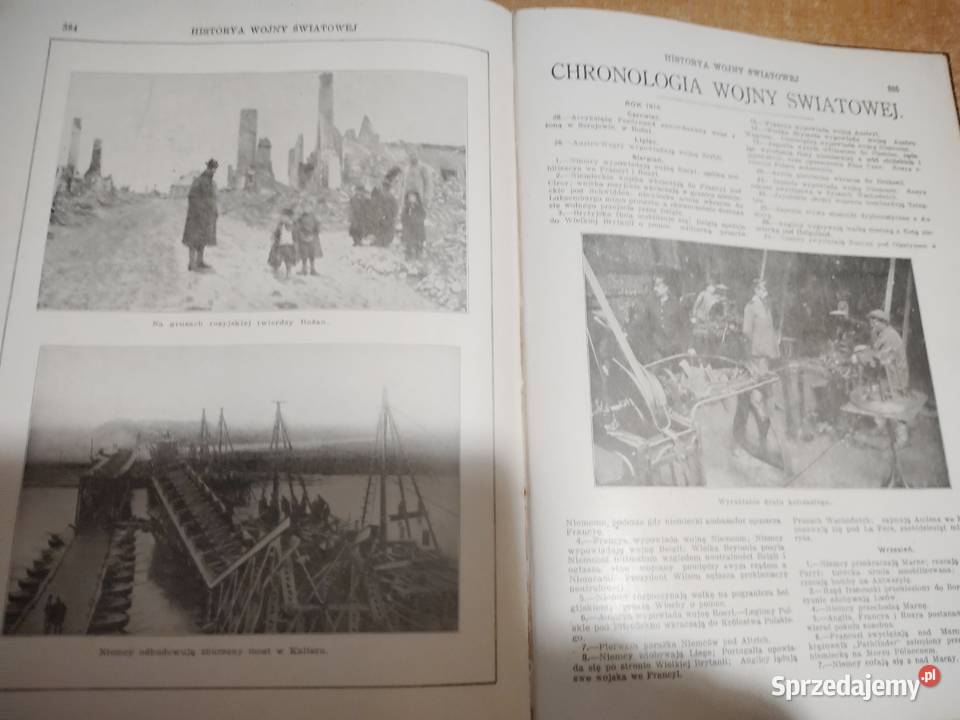 Historya Wojny Świat i Zmartwychwst Polski 1920 sprzedam