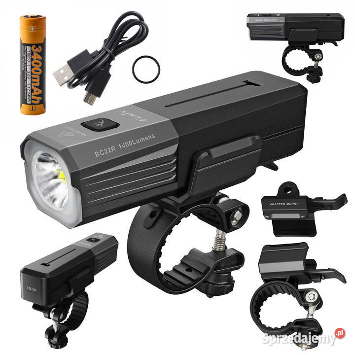 Latarka rowerowa Fenix BC22R mazowieckie Warszawa