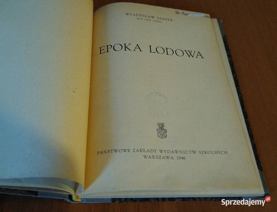 Epoka lodowa Władysław Szafer Biblioteka Gdańsk