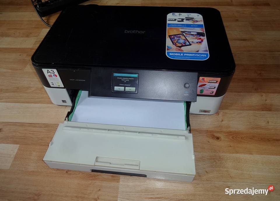 Atramentowa drukarka Brother DCPJ4120DW A4 A3 Szczecin