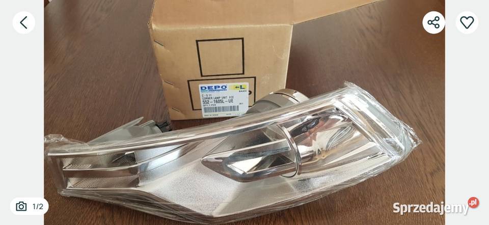 Lampa Citroen C5 przód lewa przed i polift x7