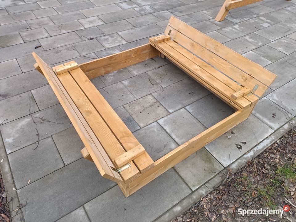 Piaskownica dziecka z drewna 12x12m Producent 2 lata+ małopolskie