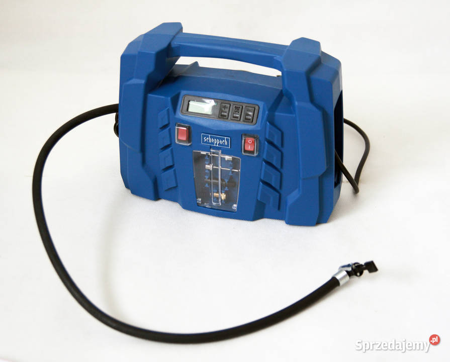 Mały kompresor sprzężarka przenośny na 230V 12V Szczuki