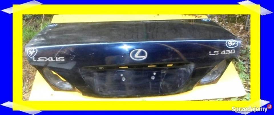 Lexus ls430 ls 2003 2004 2005 2006 klapa tył sprzedam