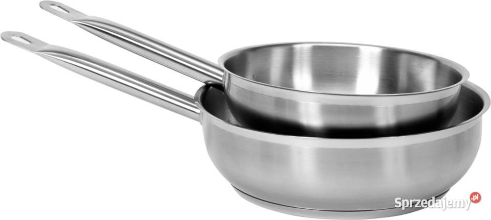 Profesjonalne patelnie aluminiowe i stalowe do Warszawa