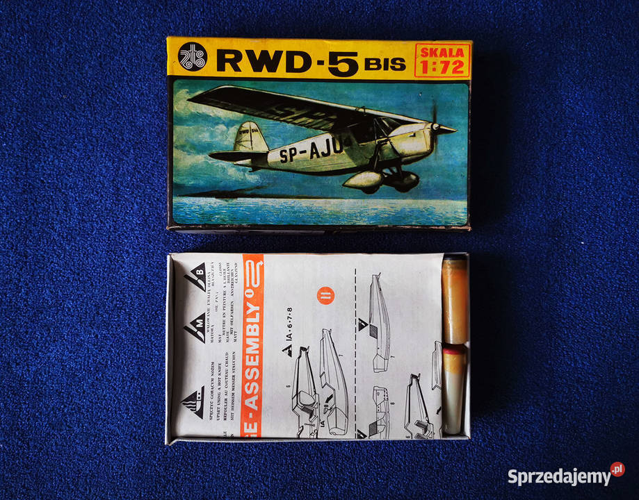 Model samolotu RWD5 bis do sklejania skala 172 z Polkowice