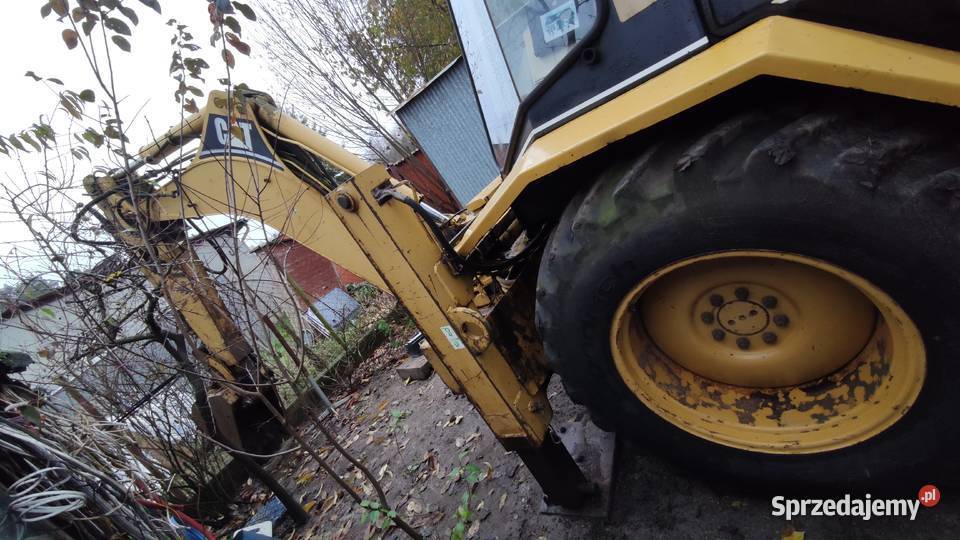 Koparko ładowarka CAT428B nie łódzkie Łódź