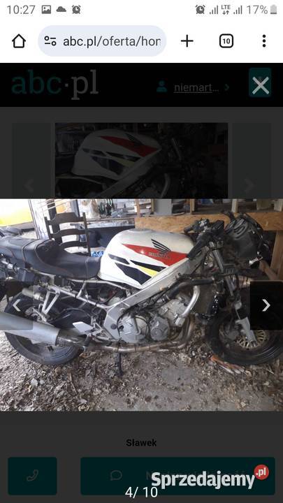 Honda CBR 600 sportowy