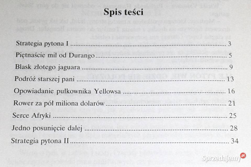 Strategia pytona Ludwik Janion Chełm sprzedam