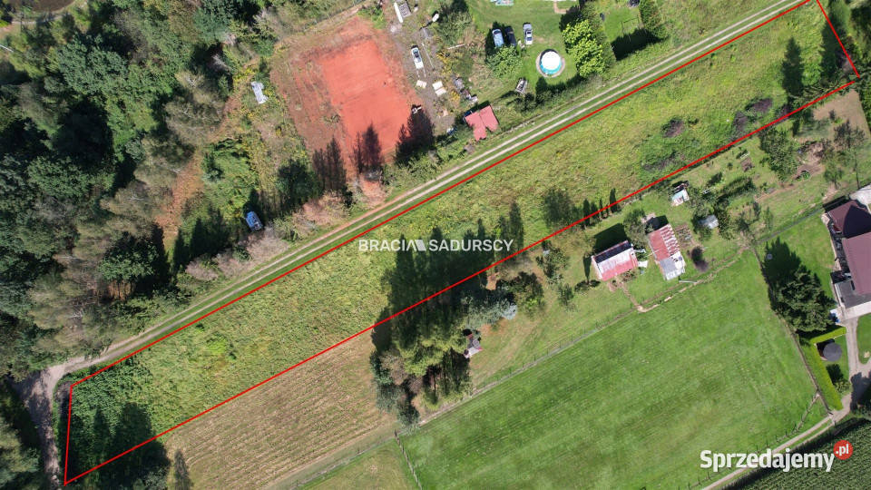 Działka na sprzedaż Roków Rekreacyjna 4350 kanalizacja małopolskie