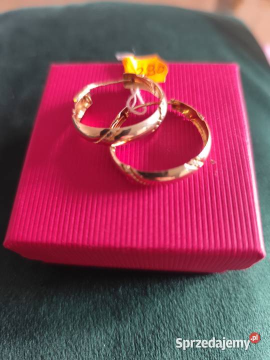 Złote kolczyki Skarżysko-Kamienna