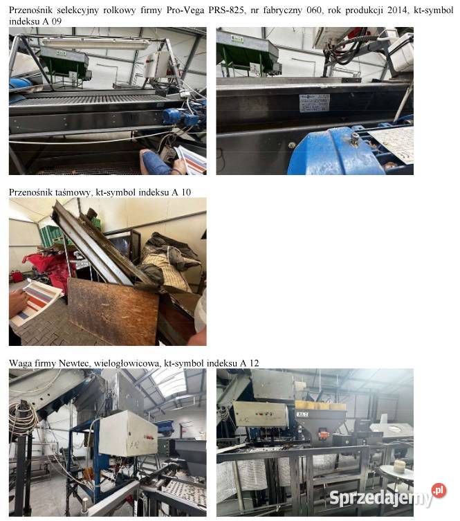 Linia technologiczna Obrażejowice