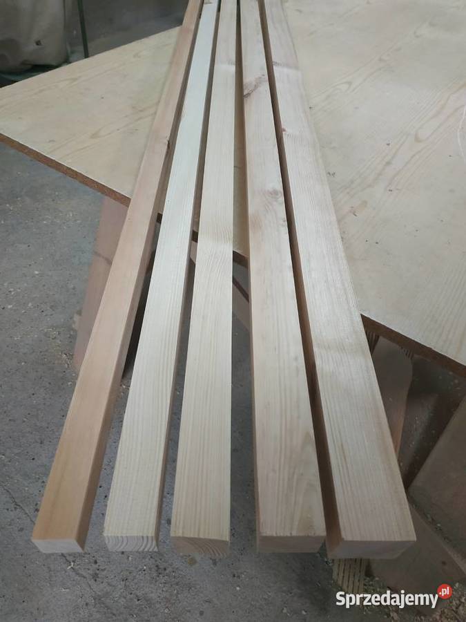 Kantówka strugana sosna konstrukcja 30mm x 30mm podlaskie Narew